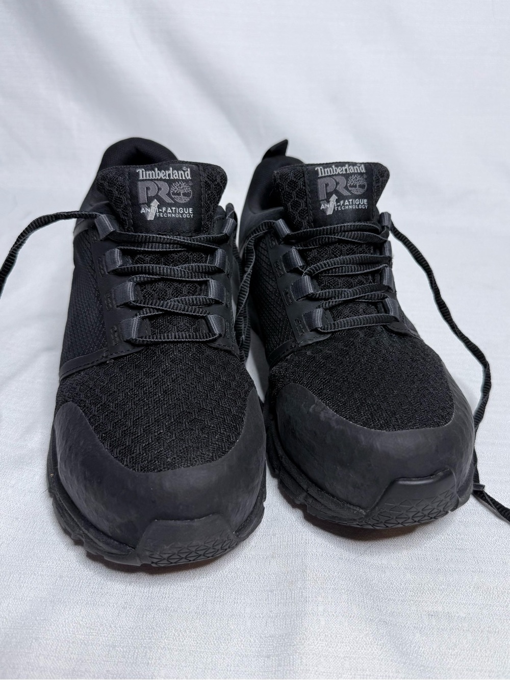 Timberland Women's Radius Composite Toe Work Black Sneaker Size 8.5 W